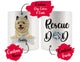 Personalized Cairn Terrier Dog Rescue Mom Dad Mug, Best Dog Owner Gift