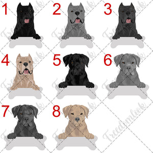 Personalized Cane Corso Dog Rescue Mom Dad Mug, Best Dog Owner Gift