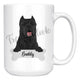Personalized Cane Corso Dog Mom Dad Mug, Funny Dog Owner Gift