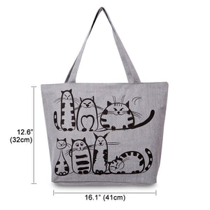 Cat Lover Style Design Shopping Handbag - 2017 - Freedom Look