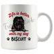 Personalized Caucasian Shepherd Dog Mom Dad Mug, Custom Dog's Name Gift