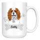 Personalized Cavalier King Charles Spaniel Dog Mom Dad Mug, Funny Dog Owner Gift