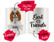 Personalized Cavalier King Charles Spaniel Rescue Mom Dad Mug, Dog Owner Gift