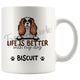 Personalized Cavalier King C. Spaniel Dog Mom Dad Mug, Custom Dog's Name Gift