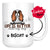 Personalized Cavalier King C. Spaniel Dog Mom Dad Mug, Custom Dog's Name Gift
