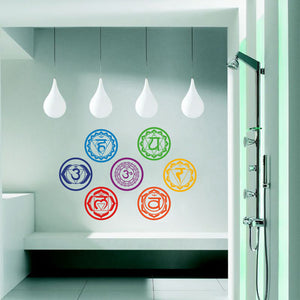 7 Chakra Stickers Art Wall Decoration - Freedom Look