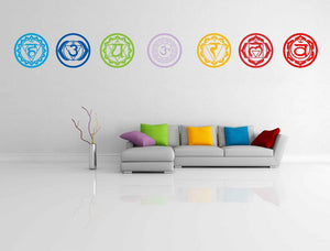 7 Chakra Stickers Art Wall Decoration - Freedom Look