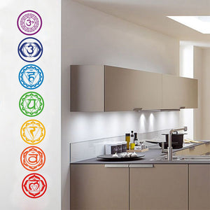 7 Chakra Stickers Art Wall Decoration - Freedom Look