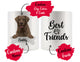 Personalized Chesapeake Bay Retriever Dog Rescue Mom Dad Mug, Dog Owner Gift