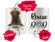 Personalized Chesapeake Bay Retriever Dog Rescue Mom Dad Mug, Dog Owner Gift