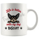 Personalized Longhaired Chihuahua Dog Mom Dad Mug, Custom Dog's Name Gift