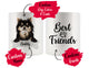 Personalized Longhaired Chihuahua Dog Rescue Mom Dad Mug, Best Dog Owner Gift