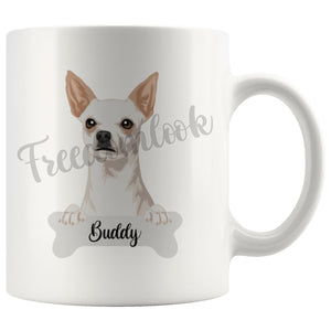 Personalized Chihuahua Dog Mom Dad Mug, Funny Dog Owner Gift