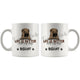Personalized Chinese Sharpei Dog Mom Dad Mug, Custom Dog's Name Gift