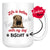 Personalized Chinese Sharpei Dog Mom Dad Mug, Custom Dog's Name Gift
