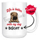 Personalized Chinese Sharpei Dog Mom Dad Mug, Custom Dog's Name Gift