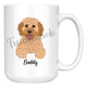 Personalized Cockapoo Dog Mom Dad Mug, Funny Dog Owner Gift