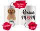 Personalized Cockapoo Dog Rescue Mom Dad Mug, Best Dog Owner Gift