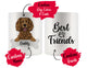 Personalized Cocker Spaniel Dog Rescue Mom Dad Mug, Best Dog Owner Gift
