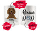 Personalized Cocker Spaniel Dog Rescue Mom Dad Mug, Best Dog Owner Gift