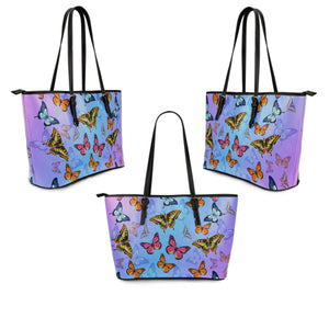 Large Premium Butterfly Tote Bag - Freedom Look