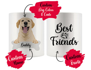 Personalized Corgidor Dog Rescue Mom Dad Mug, Best Dog Owner Gift