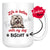 Personalized Coton de Tulear Dog Mom Dad Mug, Custom Dog's Name Gift