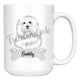 Personalized Coton de Tulear Dog Mom Dad Mug, Funny Dog Owner Gift