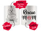 Personalized Coton de Tulear Dog Rescue Mom Dad Mug, Best Dog Owner Gift