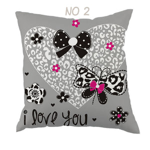 Colorful Butterfly Cover Pillow - Freedom Look