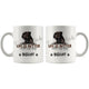 Personalized Czech Terrier Dog Mom Dad Mug, Custom Dog's Name Gift