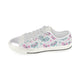 High & Low Top Canvas Women's Shoes - Blue & Pink Butterfly Pattern - Freedom Look