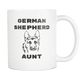 German Shepherd Aunt Coffee Mug - Dog Aunt Mug - Best Dog Auntie Mug - Great Gift For Aunt (11 oz) - Freedom Look