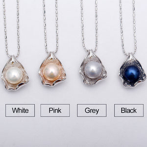 HQ Big Natural Pearl Pendant Necklace - Freedom Look