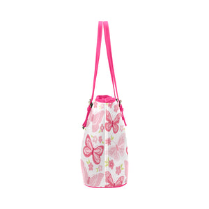 Butterflies Leather Tote Bags - Freedom Look