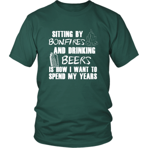 Camping & Beer Is My Life Hiking Lover Unisex T-Shirt