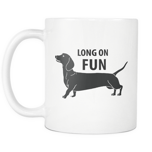 Large Dachshund Mug - Weeny Dog Lovers Wiener - Great Funny Gift For Daschund Owner Mug - Freedom Look