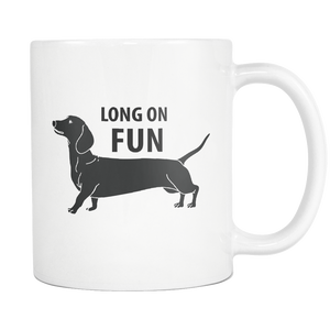 Large Dachshund Mug - Weeny Dog Lovers Wiener - Great Funny Gift For Daschund Owner Mug - Freedom Look