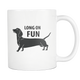 Large Dachshund Mug - Weeny Dog Lovers Wiener - Great Funny Gift For Daschund Owner Mug - Freedom Look