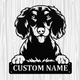 Personalized Dachshund - Longhaired Metal Sign, Dog Owner Wall Art, Memorial Gift