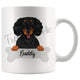 Personalized Longhaired Dachshund Dog Mom Dad Mug, Funny Dog Owner Gift