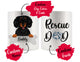 Personalized Longhaired Dachshund Dog Rescue Mom Dad Mug, Best Dog Owner Gift