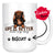 Personalized Long-Hair Dachshund Dog Mom Dad Mug, Custom Dog's Name Gift