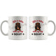 Personalized Long-Hair Dachshund Dog Mom Dad Mug, Custom Dog's Name Gift