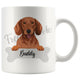 Personalized Dachshund Dog Mom Dad Mug, Funny Dog Owner Gift