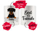 Personalized Wirehaired Dachshund Dog Rescue Mom Dad Mug, Best Dog Owner Gift