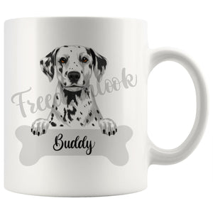 Personalized Dalmatian Dog Mom Dad Mug, Funny Dog Owner Gift