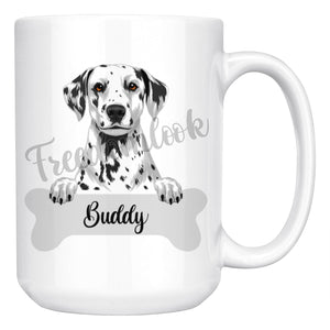 Personalized Dalmatian Dog Mom Dad Mug, Funny Dog Owner Gift