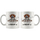 Personalized Danish Dachsbrake Dog Mom Dad Mug, Custom Dog's Name Gift