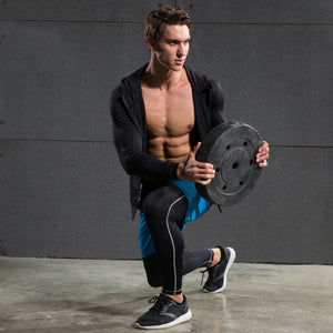 Long Sleeve Men's Running / Fitness Reflective Zipper - Breathable & Quick-Drying - Freedom Look